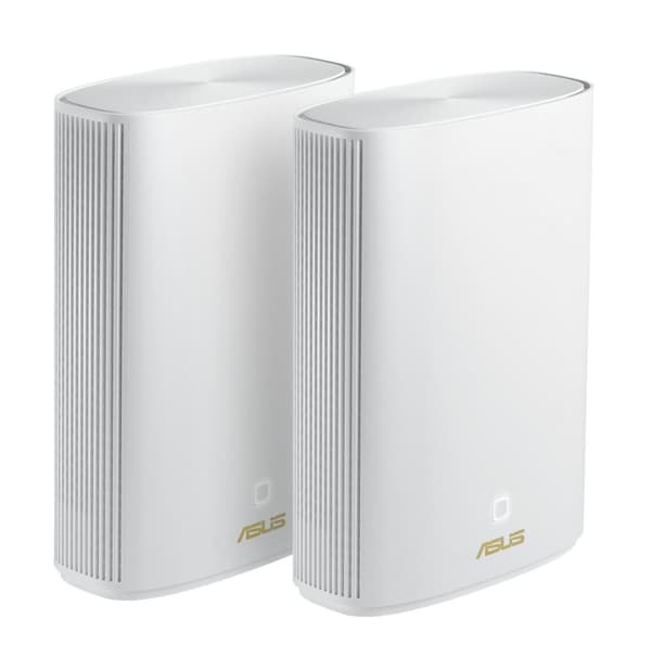ASUS ZenWiFi AX Hybrid (XP4) - WLAN-system (2 routrar) - upp till 510 m² - nätverk - GigE - 802.11a/b/g/n/ac/ax - dubbelband