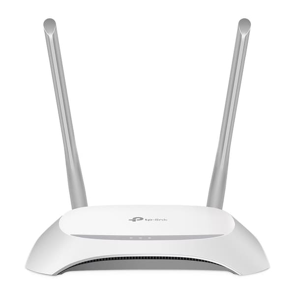 TP-LINK TL-WR840N – Langaton reititin – 4-porttinen kytkin – 802.11b/g/n – 2,4 GHz (TL-WR840N) Harmaa, Valkoinen