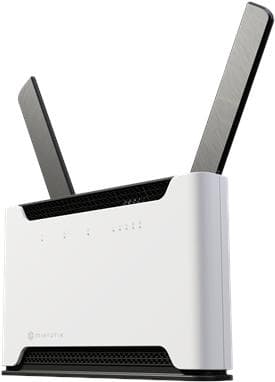 Mikrotik Chateau LTE18 axe WiFi Router Ethernet Dual Band (2,4 GHz/5 GHz) 4G Hvid (S53UG+5HAXD2HAXD-TC&EG18-EA) Hvid