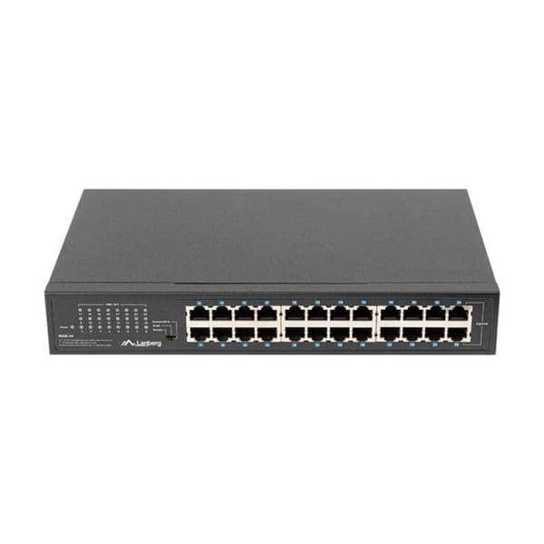 Lanberg Switch RSGE-24 Rack 19" (24-porte, 1 Gb) Sort