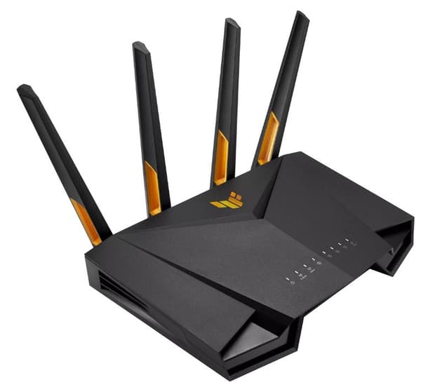ASUS TUF-AX4200 AiMesh WiFi-router Gigabit Ethernet Dual-Band (2,4 GHz/5 GHz) Svart (90IG07Q0-MO3100)
