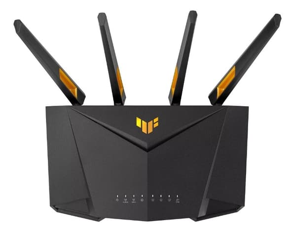 ASUS TUF-AX4200 AiMesh WiFi-router Gigabit Ethernet Dual-Band (2,4 GHz/5 GHz) Svart (90IG07Q0-MO3100)