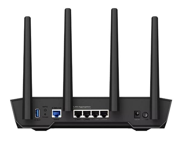 ASUS TUF-AX4200 AiMesh WiFi-router Gigabit Ethernet Dual-Band (2,4 GHz/5 GHz) Svart (90IG07Q0-MO3100)