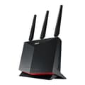 Miniatyrbild 7 av 11: ASUS RT-AX86U Pro trådlös router Gigabit Ethernet Dual Band (2,4 GHz / 5 GHz) Svart
