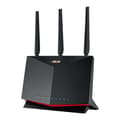 Miniatyrbild 1 av 11: ASUS RT-AX86U Pro trådlös router Gigabit Ethernet Dual Band (2,4 GHz / 5 GHz) Svart