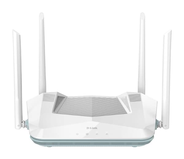 D-Link EAGLE PRO AI R32 - trådløs router - 4-ports switch - GigE - 802.11a/b/g/n/ac/ax - dual band