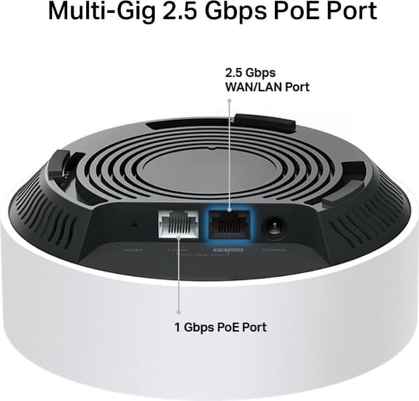 TP-Link DECO X50-PoE(3-PACK) Dual Band (2,4GHz/5GHz) Wi-Fi 6 (802.11ax) Valkoinen sisäinen (DECO X50-POE(3-PACK))