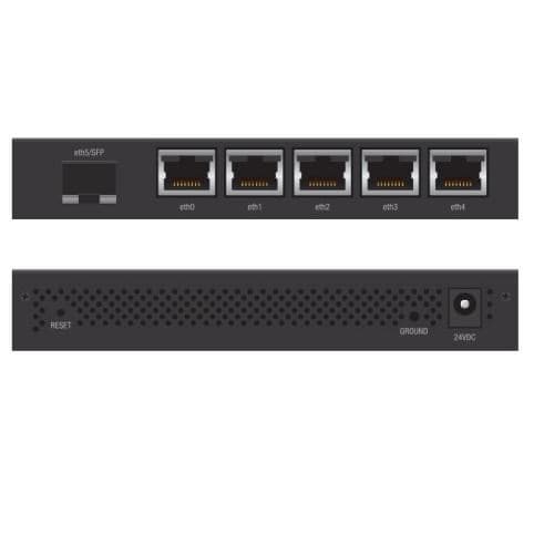 Ubiquiti EdgeRouter X SFP trådbunden router Gigabit Ethernet Svart