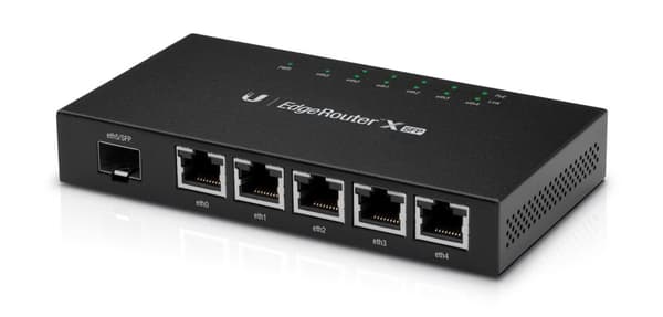 Ubiquiti EdgeRouter X SFP trådbunden router Gigabit Ethernet Svart