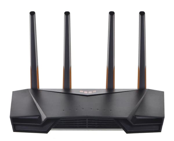 ASUS TUF Gaming AX3000 V2 langaton reititin Gigabit Ethernet Dual-band (2,4 GHz / 5 GHz) Musta, oranssi