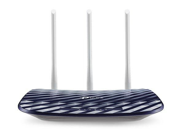 TP-Link Archer C20 AC750 V4.0 trådløs router Fast Ethernet Dual-band (2,4 GHz / 5 GHz) Navy Sort, Hvid