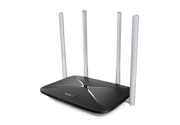 Mercusys AC1200 Dual Band trådløs router Sort