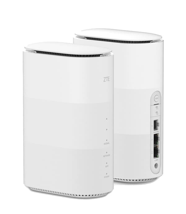 ZTE MC801A matkapuhelinverkkolaite Matkapuhelinverkon reititin Valkoinen