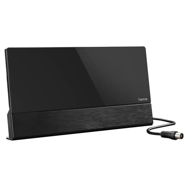 Innendørs Antenne Pro 55 DAB+/DAB/DVB-T2/FM Flat Svart