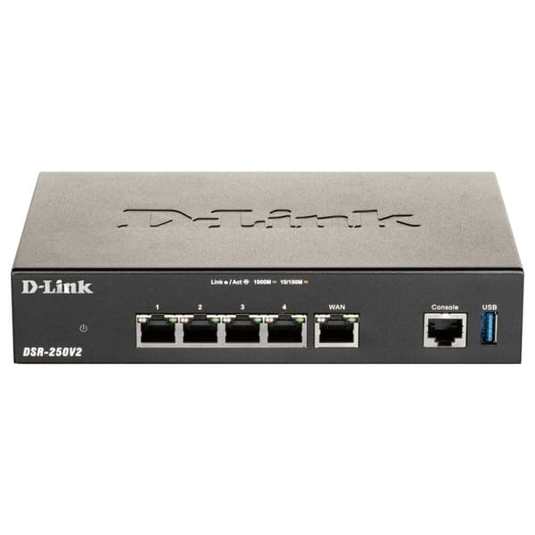 Reititin D-Link DSR-250V2 musta