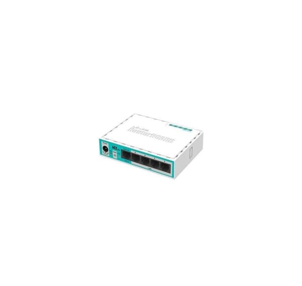 Nettruter 10/100m 5port/hex lite rb750r2, Mikrotik Hvit