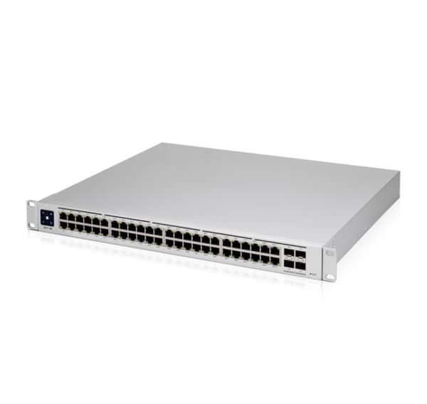 Switch, Ubiquiti, usw-pro-48-poe (typ l3, rack, 48x10base-t / 100base-tx / 1000base-t, 4xsfp, poe+ portar 48, 600 watt)