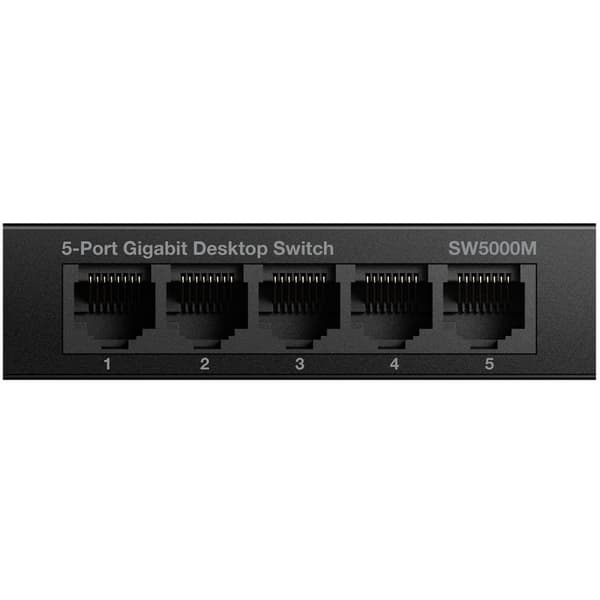 5-ports Gigabit-svitsj Metal Black