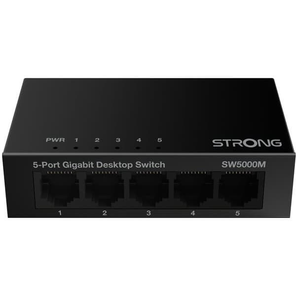 5-ports Gigabit-svitsj Metal Black
