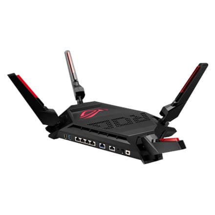 Asus Dual-band Gaming Router GT-AX6000 ROG Rapture 802.11ax 6000 Mbit/s Verkkoportit Ethernet 5 Tuki Mesh MU-MiMO:lle ilman