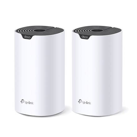 TP-LINK | AC1900 Whole Home Mesh Wi-Fi-järjestelmä | Deco S7 (2 kpl) | 802.11ac | Ethernet LAN -portit (RJ-45) 10/100/1000 Mbit/s | NOIN Valkoinen