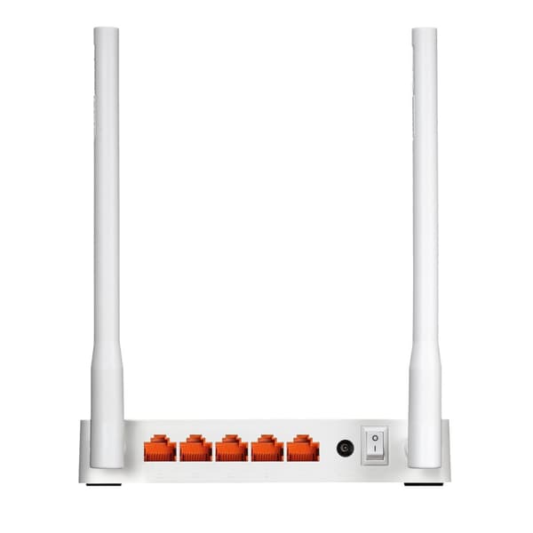 Totolink N300RT | WiFi-router | 300 Mb/s, 2,4 GHz, 5x RJ45 100 Mb/s, 2x 5dBi