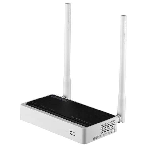 Totolink N300RT | WiFi-router | 300 Mb/s, 2,4 GHz, 5x RJ45 100 Mb/s, 2x 5dBi Sort, Hvid