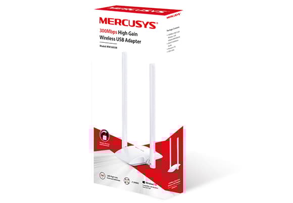 Mercusys MW300UH | WiFi netværkskort | USB, 300 Mbps, 2×2 MIMO