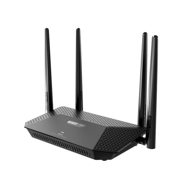 Totolink X2000R | WiFi-reititin | WiFi6 AX1500 Dual Band, 5x RJ45 1000Mb/s musta