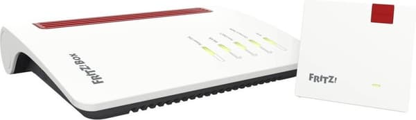AVM FRITZ! Meshset 7530 AX + 1200 AX WiFi-router 2,4 GHz, 5 GHz 1800 MBit/s Rød, Hvid