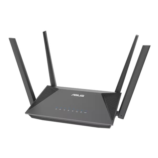 ASUS RT-AX52 AX1800 AiMesh trådlös router Gigabit Ethernet Dual-band (2,4 GHz / 5 GHz) Svart