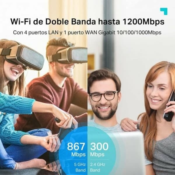 Router TP-Link Archer C6 300 Mbit/s Sort
