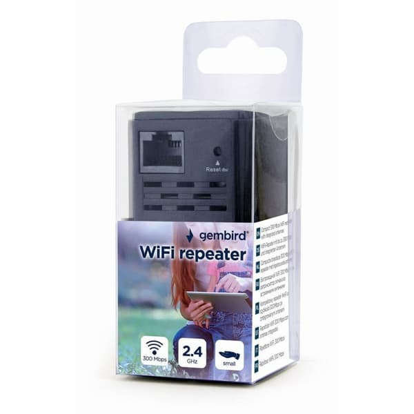 Wi-Fi forstærker GEMBIRD WNP-RP300-03-BK