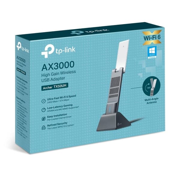 WRL-adapter 3000mbps usb/archer tx50uh, Tp-link