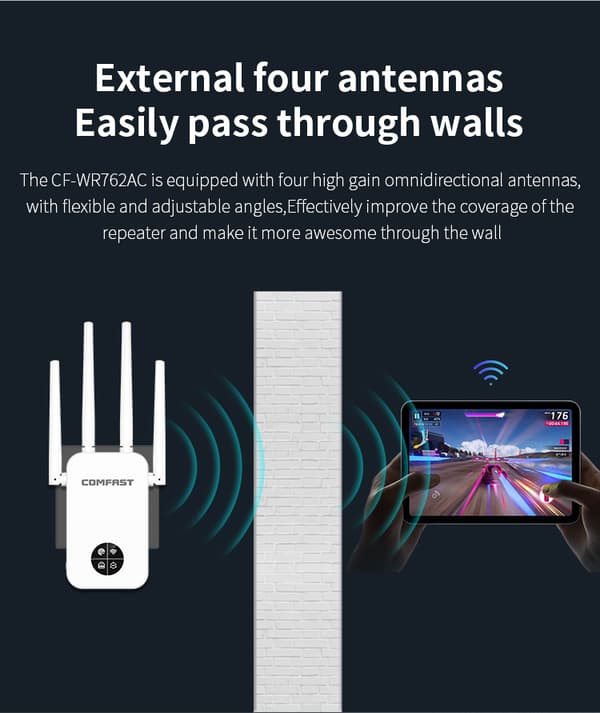 INF WiFi Range Extender - Boosta ditt nätverk 0