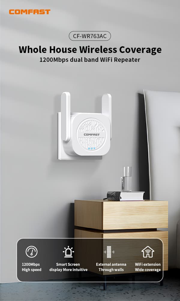 INF WiFi Range Extender - Boost din WiFi-dækning 0