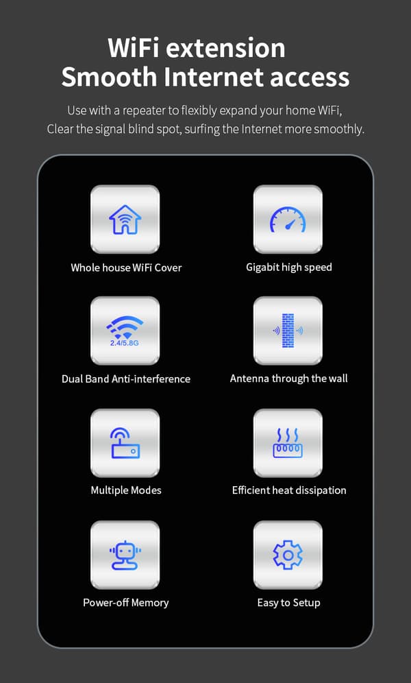 INF WiFi Range Extender - Boost din WiFi-dækning 0