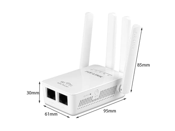 WiFi-Repeater / Förstärkare - Öka räckvidden på ditt nätverk