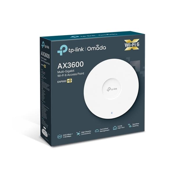 Adgangspunkt omada (1x2.5gbe, eap660hd), Tp-link