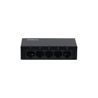 Kytkin pfs3005-5gt-v2 (tyyppi l2, pöytäkone/jalusta, 5x10base-t / 100base-tx / 1000base-t, dh-pfs3005-5gt-v2), Dahua
