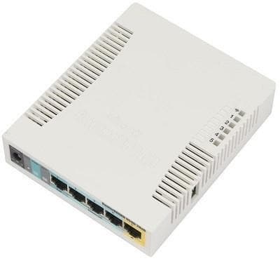 Åtkomstpunkt ieee 802.11b (dvs. 802.11g, ieee 802.11n, 1xusb 2.0, 5x10/100m, rb951ui-2hnd), Mikrotik Vit