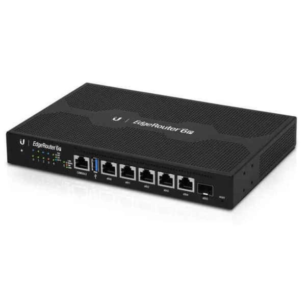 Router UBIQUITI 6P Svart