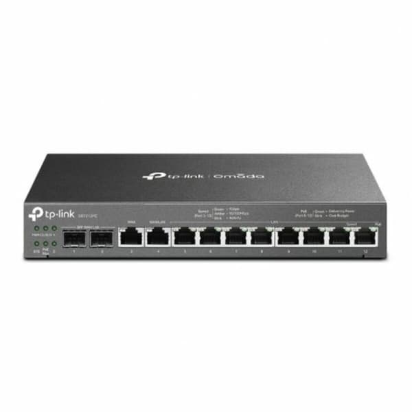 Router TP-Link ER7212PC Sort RJ45 Ethernet LAN PoE x 1 SFP 10/100/1000 Mbps Sort