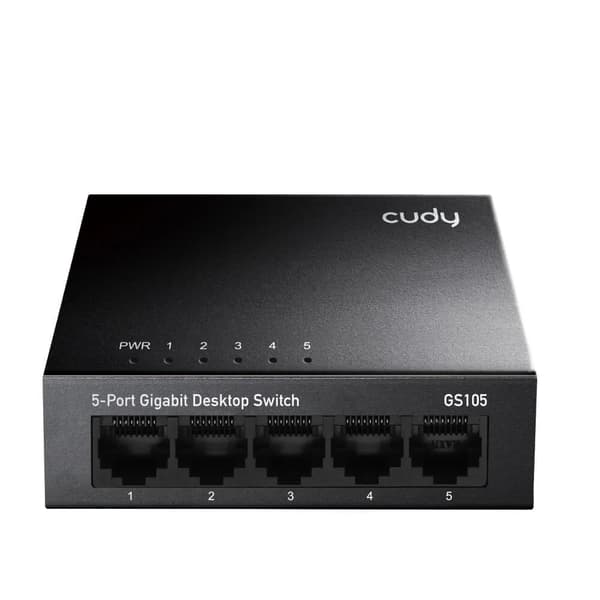 Cudy-kytkin GS105 5-porttinen gigabitin työpöytäkytkin