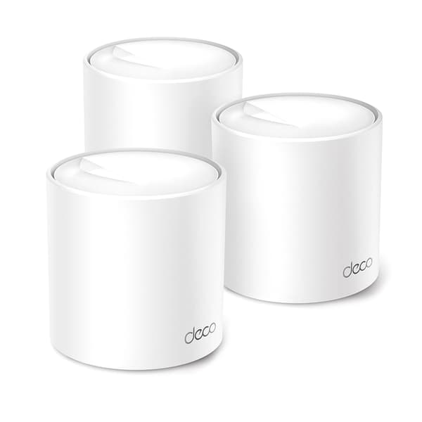 TP-Link Deco X50 Home Mesh System 3-pack, jossa Wi-Fi 6 Valkoinen