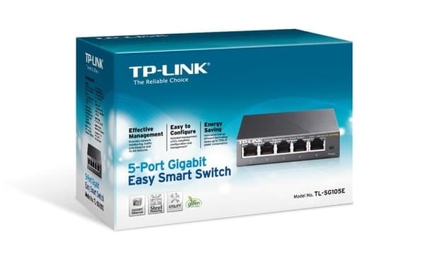 Switch TP-LINK 5x10Base-T / 100Base-TX / 1000Base-T (TL-SG105E)