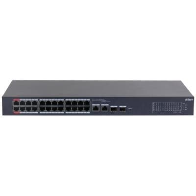Switch cs4226-24et-240 (skrivebord/sokkel, rack 1u, 24x10base-t / 100base-tx, 2x10/100/1000base-t/sfp combo, 2, 26), Dahua