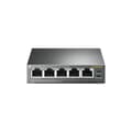 Miniatyrbild 1 av 4: Switch TP-LINK Desktop/pedestal (5x10Base-T / 100Base-TX / 1000Base-T, PoE ports 4, TL-SG1005P)