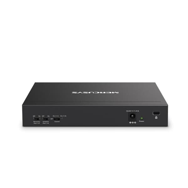Switch MERCUSYS MS110P (Desktop/pedestal, 10x10Base-T / 100Base-TX, PoE+ ports 8, MS110P)
