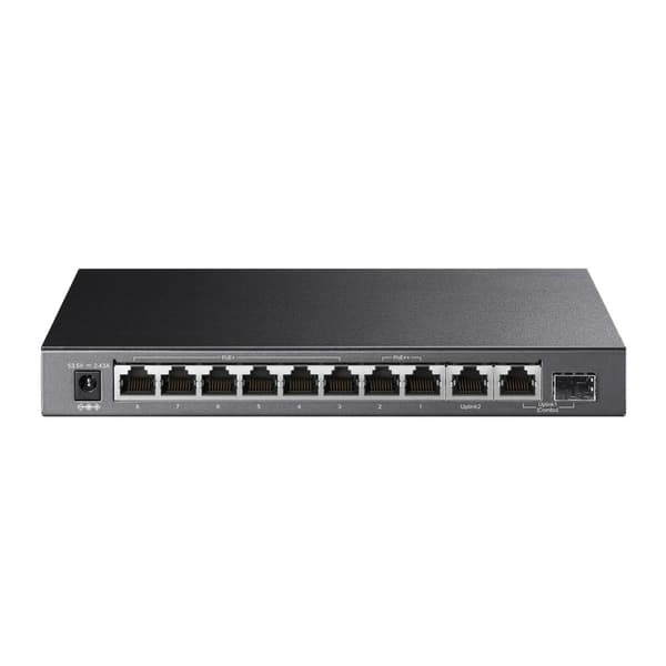 Switch TP-LINK TL-SG1210PP (9x10Base-T / 100Base-TX / 1000Base-T, 1x10/100/1000BASE-T/SFP combo, PoE+ ports 6, TL-SG1210PP)